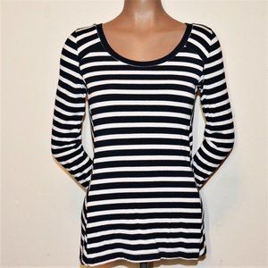 Banana Republic Long Sleeve Scoop Neck Blouse Sz S